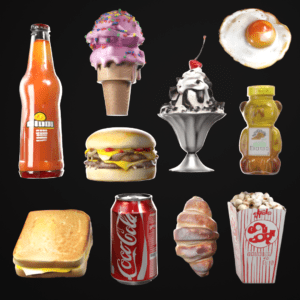 Food props - 3D Pack