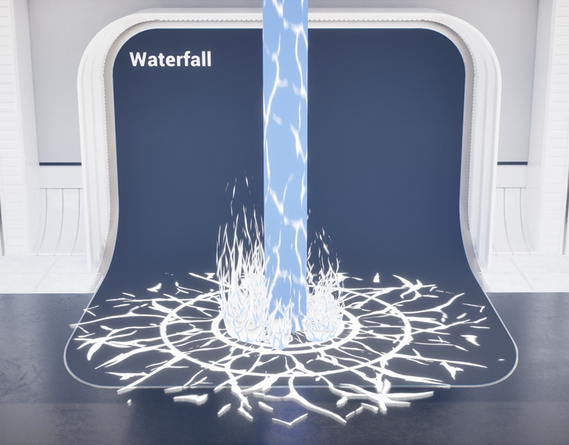 Stylized-Waterfall